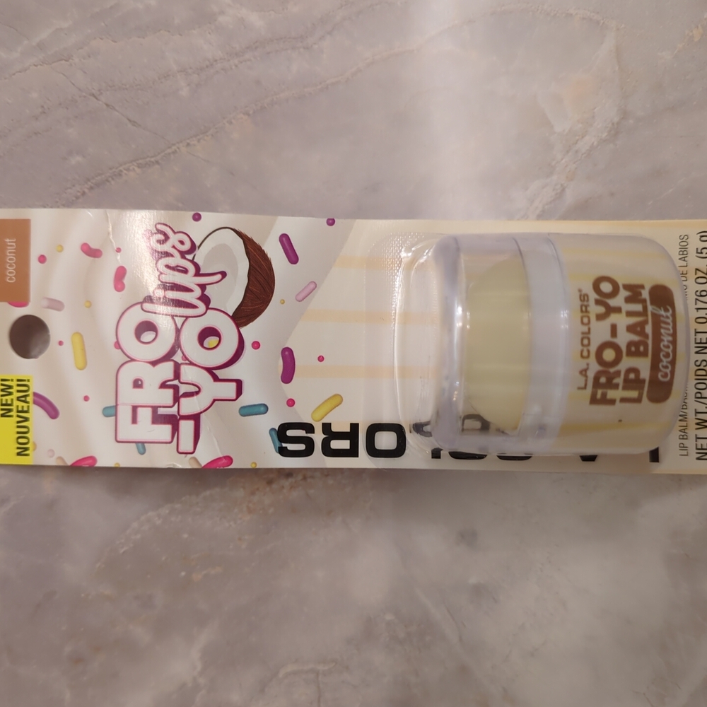 LA Colors FRO YO Coconut Lip Balm